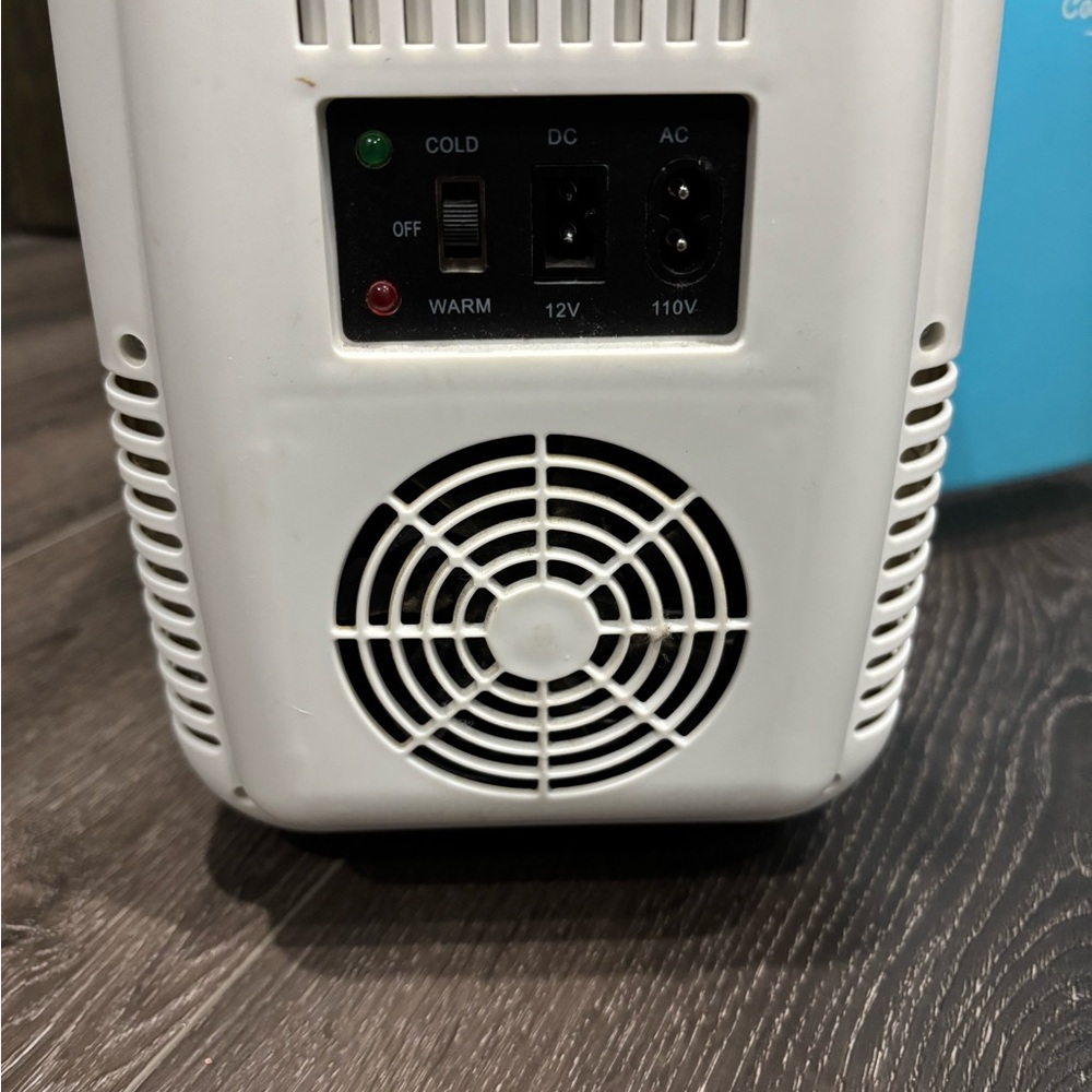 White Mini Fridge with Temperature Control